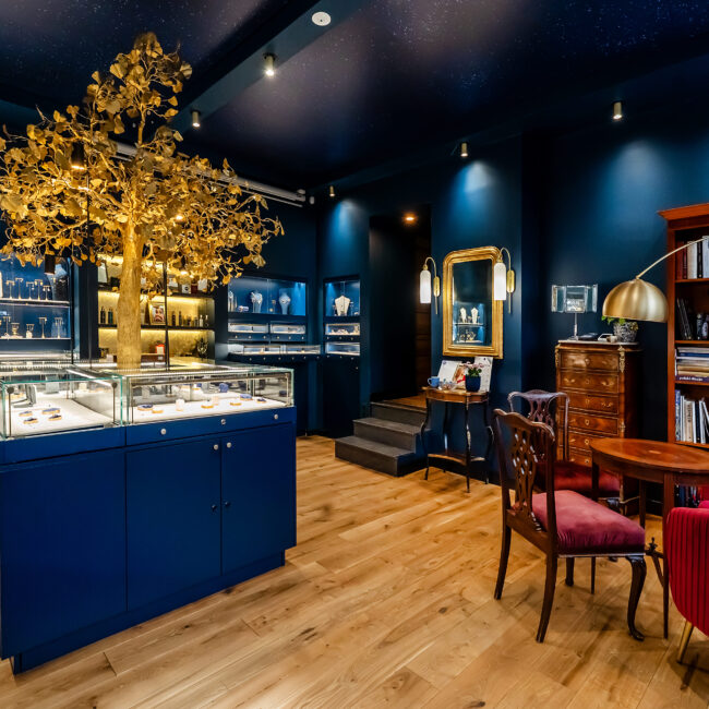 Witryna jubilerska LED