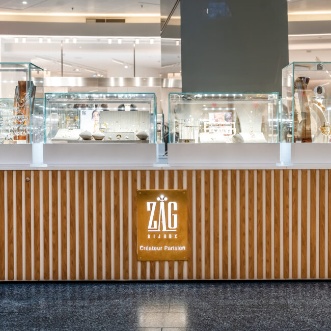 wyspa jubilerska w centrum handlowym